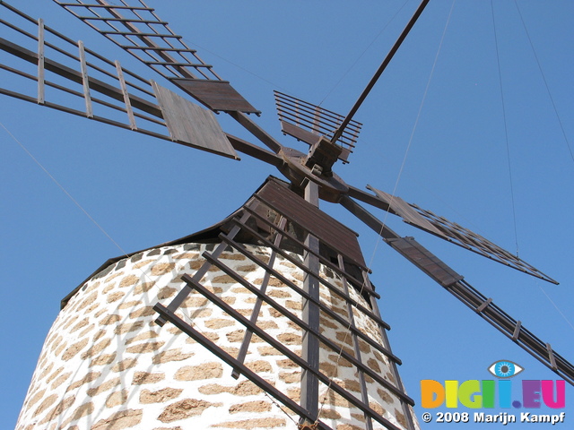 27702 Details of Molino (windmill) de Tefia